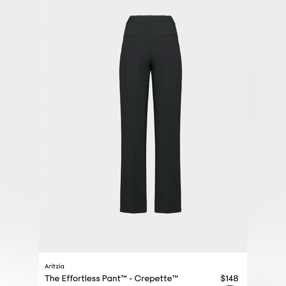 Aritzia Black Crepette Pants